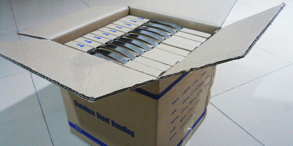Stainless Steel Banding In Carton Box